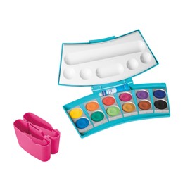 Pelikan 701198 ProColor Paint Box Turquoise / Pink 12 Colours
