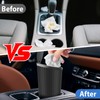 Gigmeta Car Rubbish Bin with Lid, Practical Mini Rubbish Bin,