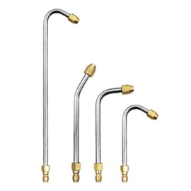 Pressure Washer Extension Rod - Angled Nozzle for Car Cleaning Ergonomic Pressure Washer Curved Nozzle for Window Cleaning Patio Garden Gutter Maintenance