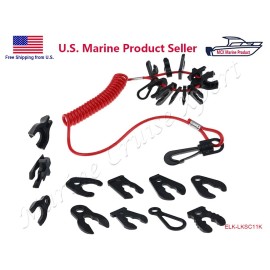 STX Boat Outboard Safety Kill Stop Switch Lanyard Tether Cord Universal