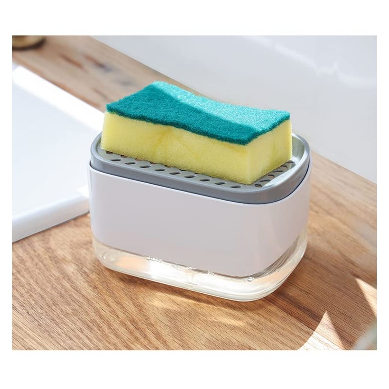 WANGCL Dish Soap Dispenser for Kitchen 2 in 1 Soap