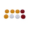 SHLPDFM 8 pcs/set Side Tail Indicator Light Lamp Lens kits