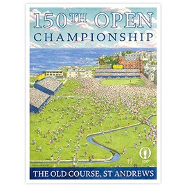 Lee Wybranski Open Championships Poster Artwork (24" x 32" Print, 2022 at St.Andrews)