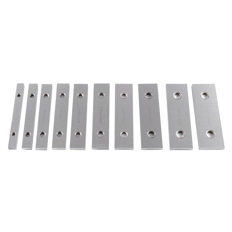 Accusize Industrial Tools 1/8'' Thickness 10 Pairs Precision Parallel Sets,