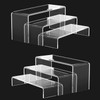 Janaden Acrylic Riser Display Stand, Transparent Display Shelf for Pop