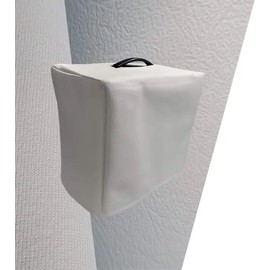 DCFY Ultimate Guitar Amplifier Cover for Orange Super Crush 100 Head Amp | Premium Synthetic Leather: Magnificent-White| Made in the US