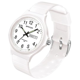 Women's Watch Waterproof Ladies Watches Sport Wrist Watch Nurse Analog Simple Minimalist Casual Watch Dress Wristwatch with Day Date White Black Pink Gold Green Purple