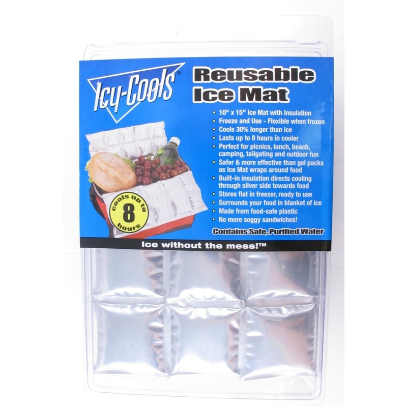 ICY-COOLS Reusable Ice Mat - Pink - Made in USA,