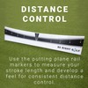 Be Right Golf Putting Plane Rail, Portable Practice Putting Trainer