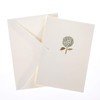 Graphique Hydrangea La Petite Presse Boxed Notecards, 10 Embellished Gold