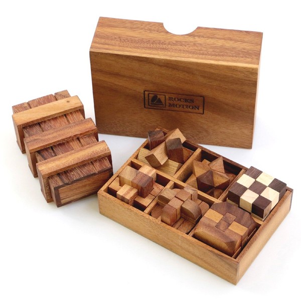 Rocks Motion, Wood Puzzle (rokkusumo-syon・uddopazurusetto・ 6 + 1)