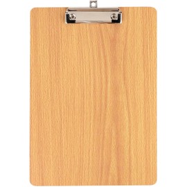 A4 Wooden Paper Board Clipboard, 1Pc A4 Wooden Clipboard,A4 Wooden Writing Board,A4 Wooden Clipboards Hardboard,Wooden A4 Clip Board Folder with Hanging Hole,Wood Writing Board with Metal Clip