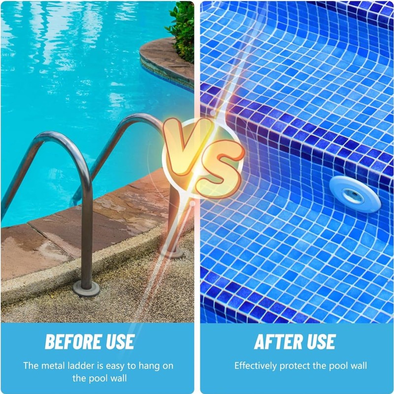 JJiaoLinin Rubber Buffer for Pool Ladders,2pcs Pool Ladder Rubber Buffer