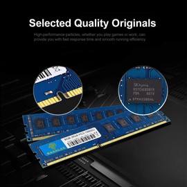 Rasalas PC3-10600 DDR3 1333 16GB Kit (2x8GB) DDR3 1333MHz 2Rx8 PC3 10600U 8GB Ram 240 Pin 1.5V CL9 Desktop Memory Ram Module