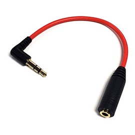 SS-SERVICES ST35-AF01RL [3.5mm Stereo Cable] L Type Male to Female [3.5cm ]