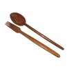 The Friendly Trading Co Traditional African Wooden Salad Servers Pair