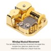 Windup Musical Movement 18 Note Pleasing Melody Alloy Easy Mounting