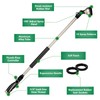 RESTMO 36” Long Watering Wand, Metal Garden Hose Wand with