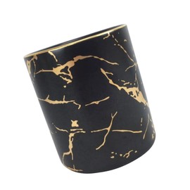 Ciieeo Nordic Style Ceramic Storage Cup Marble Pattern Pen Organizer Desk Stationery