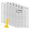 Cowhilan 6 Pack StandardGrip Cutting Mats 8x12 inch for Silhouette