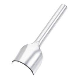 sourcing map Half-Round Shaped Leather Cutter Punch 30mm Strap End Punch Tool for Crafting Strap Belt Wallet and Bag