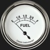 CW214SLF Classic White 2 5/8" Fuel Gauge
