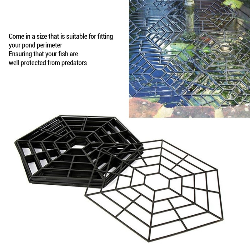 20 Set Pond Fish Protector, 6 Angle Pond Guard Net