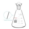 stonyLab Iodine Flask with Stopper, 500 ml Capacity, Wide Mouth