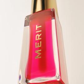 Merit “Shade Slick Gelee”Tinted Lip Oil-Color Les Deux-Sheer Pink-Full Sz In Box