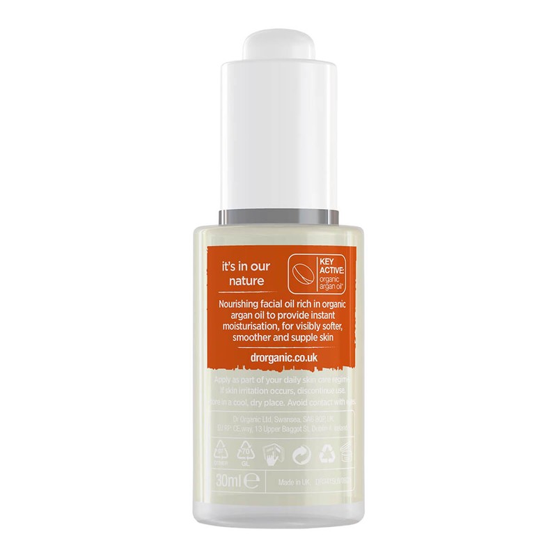 Dr Organic Moroccan Argan Oil Facial Oil, 30ml
