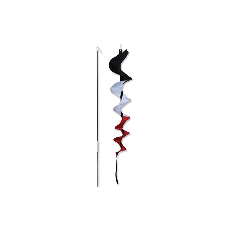 Premier Kites SoundWinds Medium Fusilli Spinning Recumbent Bike Windsock -