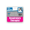 Respiratory Therapist Badge Buddy Horizontal w/Height & Weight Conversion Charts