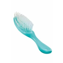 Danytza Detangling hair brush Turquoise color- Gentle Nylon Bristles for Effortless hair care - family-friendly essential for all hair types