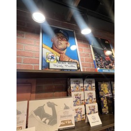 Mickey Mantle Baseball Card Acrylic Display