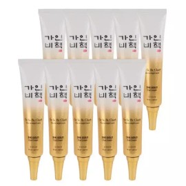 Gainbichaeck 10개 진 24K 골드 아이크림 40ml 수삼배양근 엑소좀 탄력케어 주름개선 10 Pieces 24K Gold Eye Cream 40ml Ginseng Cultured Root Exosome Elasticity Care Wrinkle Improvement [[0001]Basic product]