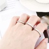 Phyonio Rings for Women Stainless Steel Set of 3 4