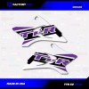 Factory EFX White & Purple Shift Racing Graphics Kit fits