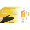 Dream World Medium Nitrile Gloves Black 100 Pcs Box