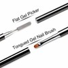 TIKA Dual-Ended PolyGel Nail Brush & Spatula Picker - 2