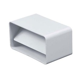 KP55-22 Flat Duct Connector with Backflow Flap Connector Ventilation Pipe 55 x 110 mm Ventilation System Flat Duct