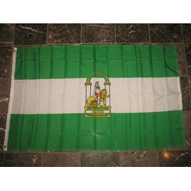 3x5 Spain Spanish Espana Andalucia Rough Tex Knitted flag 3'x5' Banner with Grommets