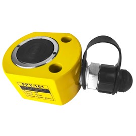 KELINER 10 ton Hydraulic Jack Cylinder Low Profile 0.39” Stroke Porta Power Ram Industrial Lifting Jack Retract Automatically for Shipping Building Construction