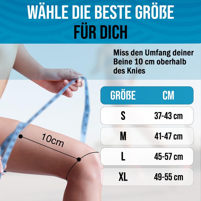 AREST Knee Support for Men and Women - Compression Knee