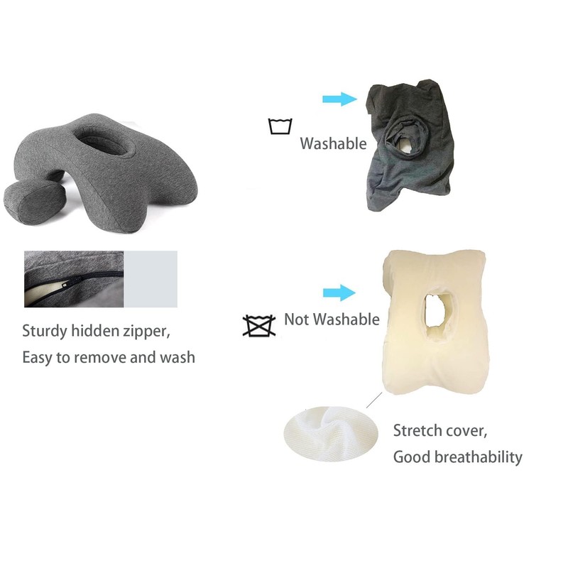 Fcare Desk Pillow for Napping, Travel Neck Pillow Memory Foam