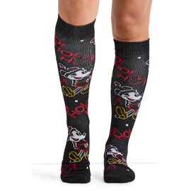 Cherokee Printsupport Damen 12 mmHg Stützsocken, Buntes Weihnachtsfest, Einheitsgröße