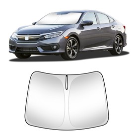 Windshield Sunshade Compatible with Honda Civic 10th Gen 2016 2017-2019 2020 2021 Accessories Sun Shade Visor Shield Protector