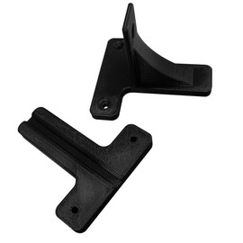 SplashNColor Wall Mount Bracket Compatible with Klipsch ProMedia 2.1, v.2-400, 4.1 THX Satellite Computer Speaker - Wall Mount Speaker Bracket for Your Audio Setup - Black - 4 Pieces for 2 Speakers