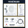 High Pressure 8" Rainfall Shower Head and Handheld Shower Heads