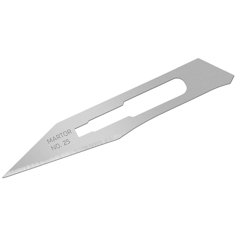 Martor 25.50 Scalpel Blade No.25, Silver