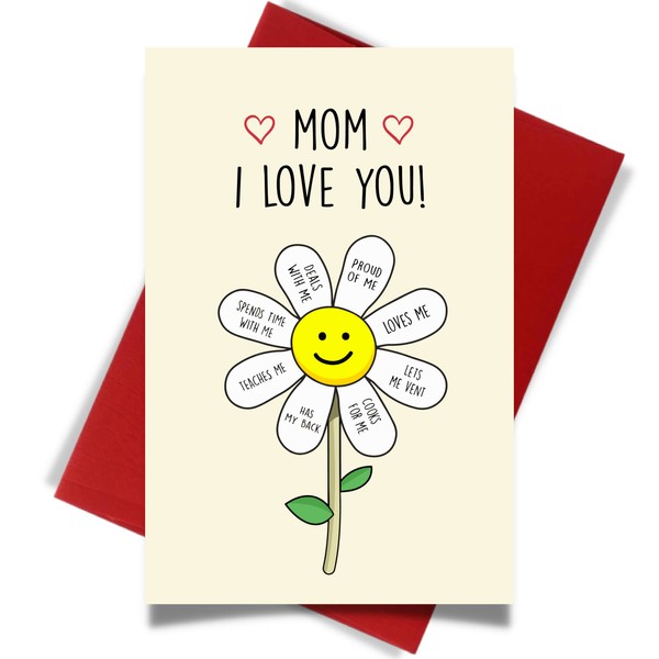 Cheerin Funny Mother's Day Cards for Mom | Fun Mothers Day Gifts for Her | Gag Birthday Cards for Mother Grandma from Daughter Son Kids or Husband